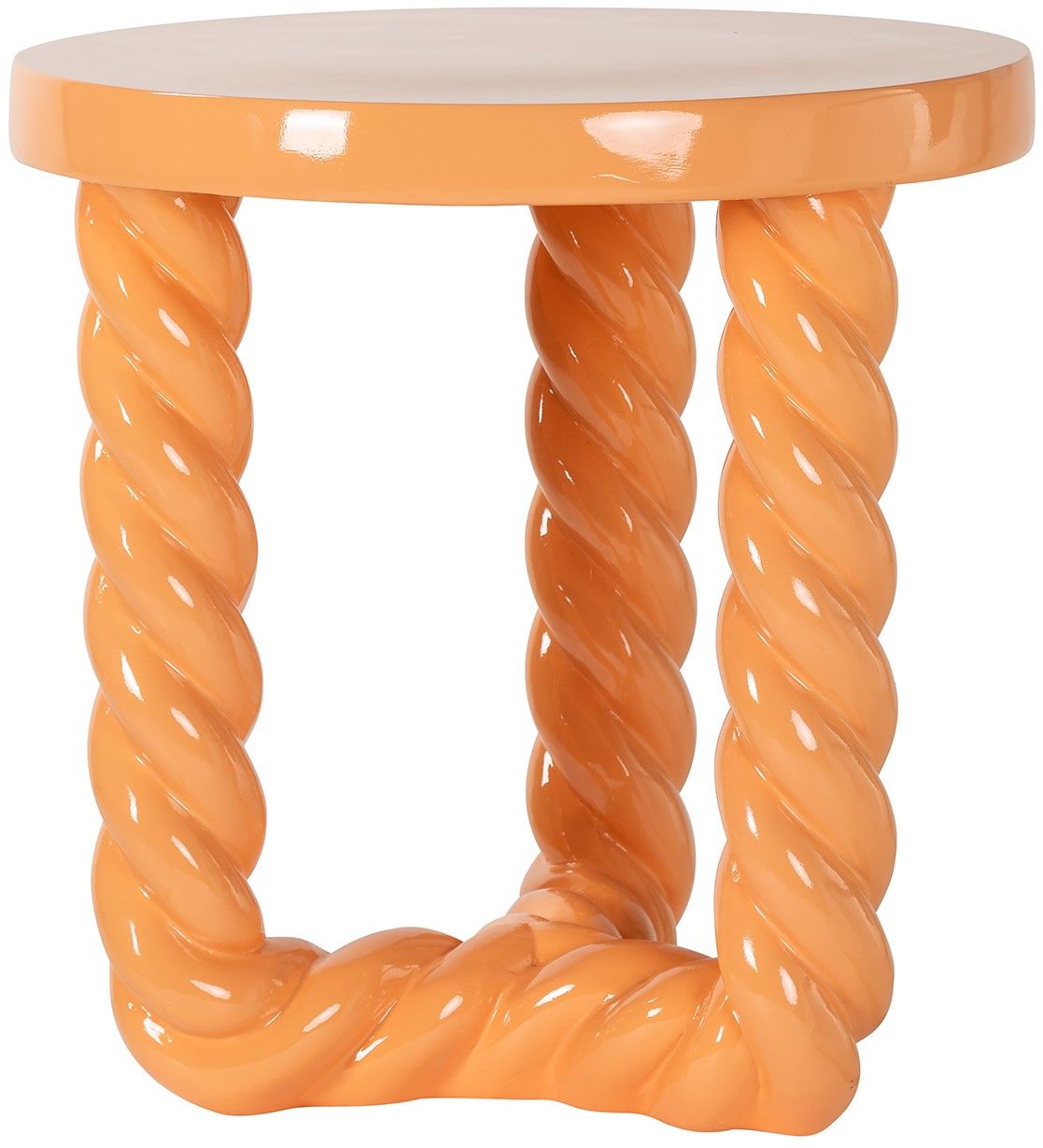 Bijzettafel Oranje 212110 Rosly ⌀45  x H46 cm