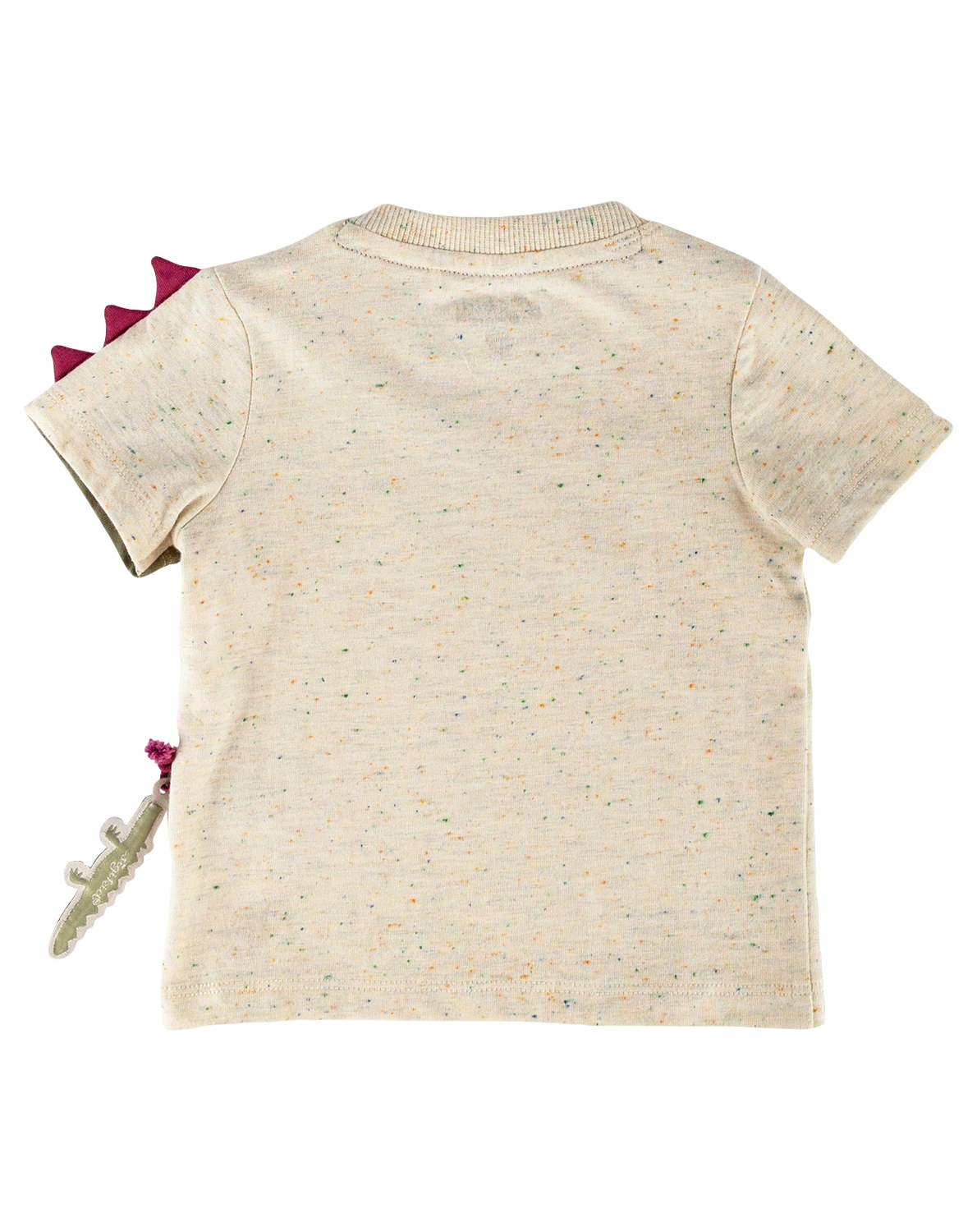 T-Shirt B - WILD CROCODILE HEAD in beige