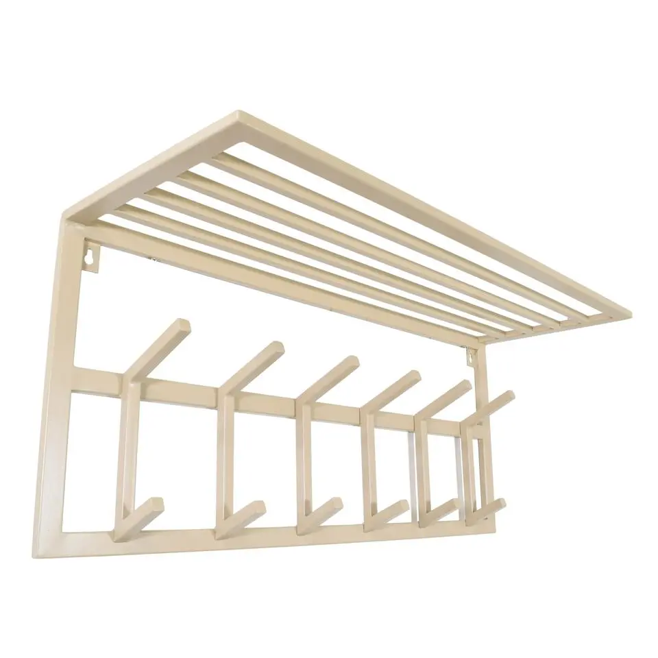 LOFT42 Kapstok Jaimy - Beige – Metaal – 6 dubbele haken - 80x35x30