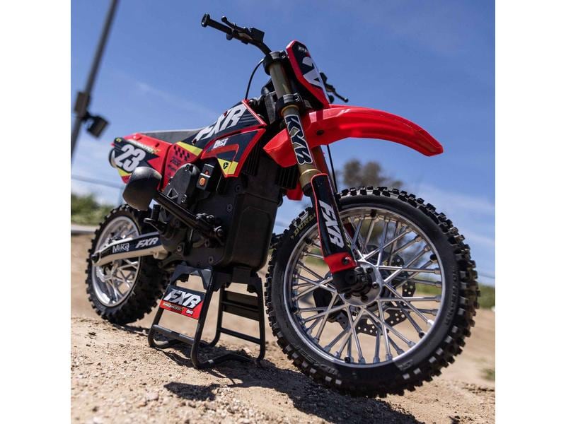 Team Losi Motorrad Promoto MX Rot, ARTR, 1:4 Leistungsstarkes RC Motocross Bike