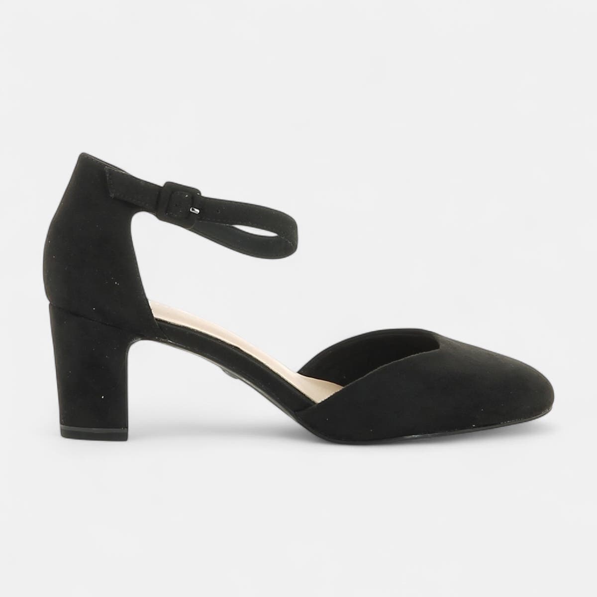 Escarpins quartiers ouverts à talon Femme noir