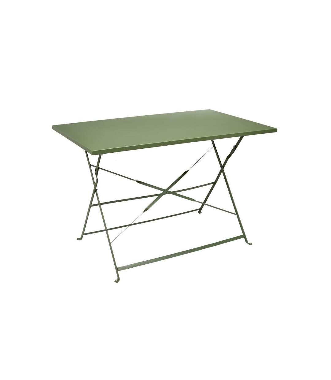 Paris Prix - Table De Jardin Pliante palerme 110cm Kaki