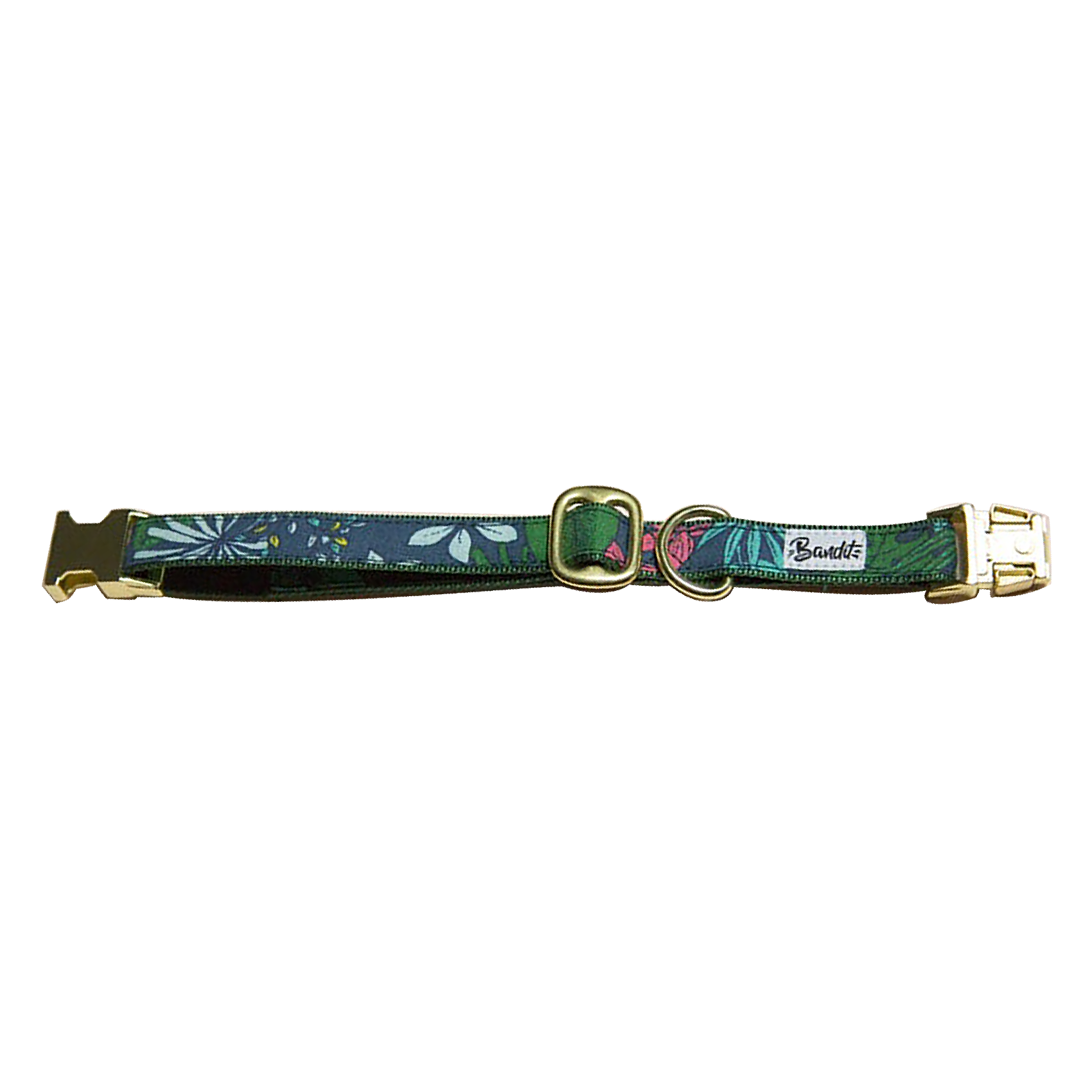 SOUS LES TROPIQUES - Collier pour chat imprimé tropical | Bleu
