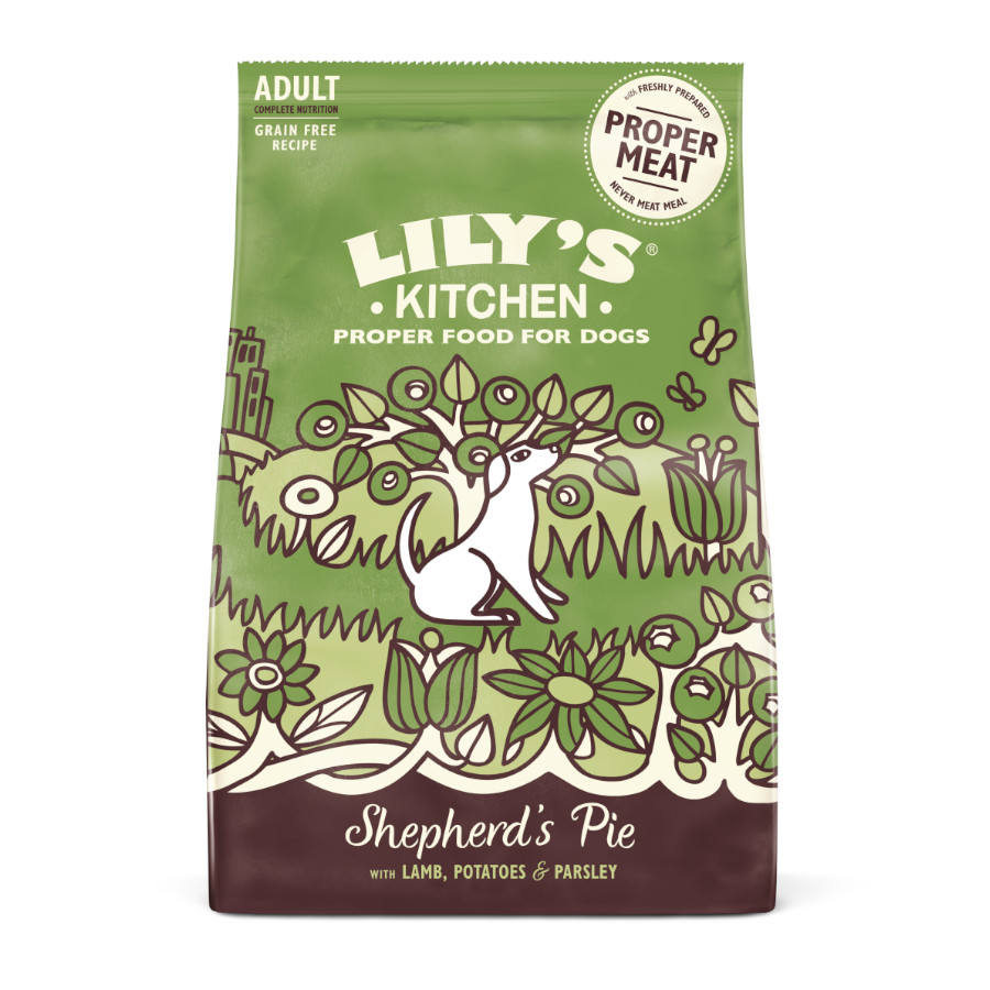 Ração para cães adultos Lily's Kitchen com cordeiro