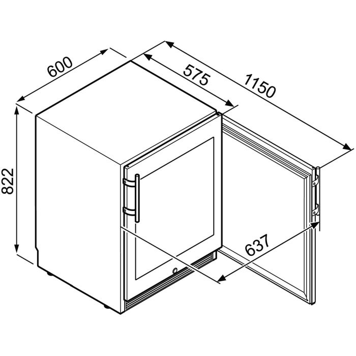Liebherr Weinklimaschrank WTes 1672-22 Vinidor