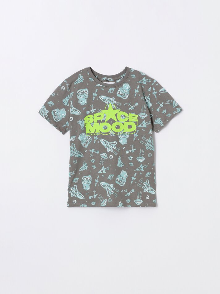 Conjunto de pijama curto estampado - Lead