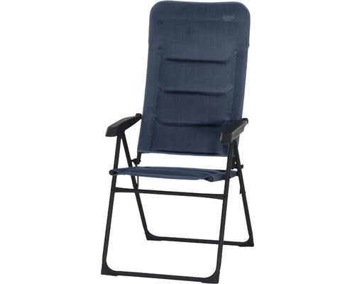 Siena Garden Premium kampeerstoel met hoge rugleuning, donkerblauw