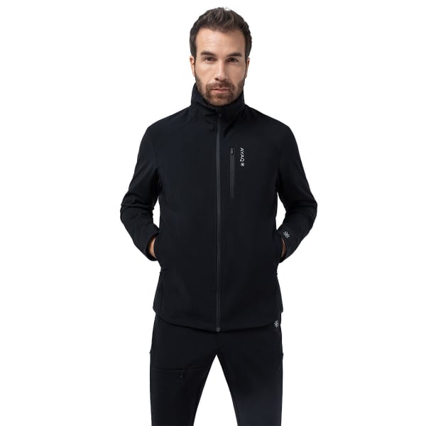 Softshell randonnée AYAQ RAVEN SOFTSHELL JKT M BLACK STORM