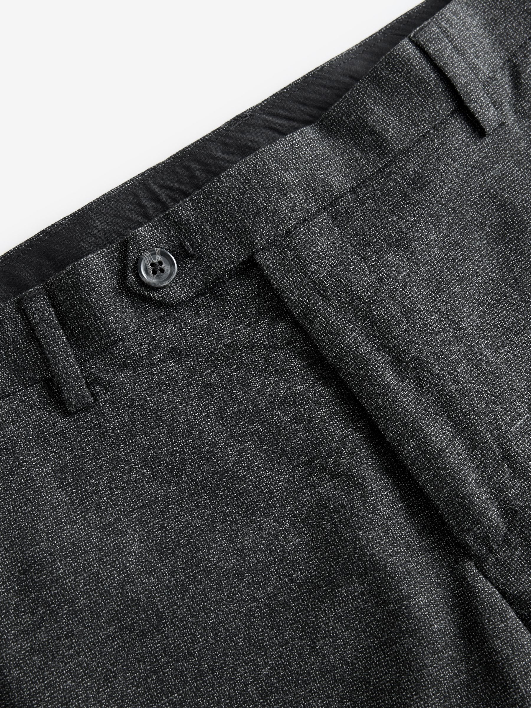 Grijs - Slimme Broeken met structuur en stretchy