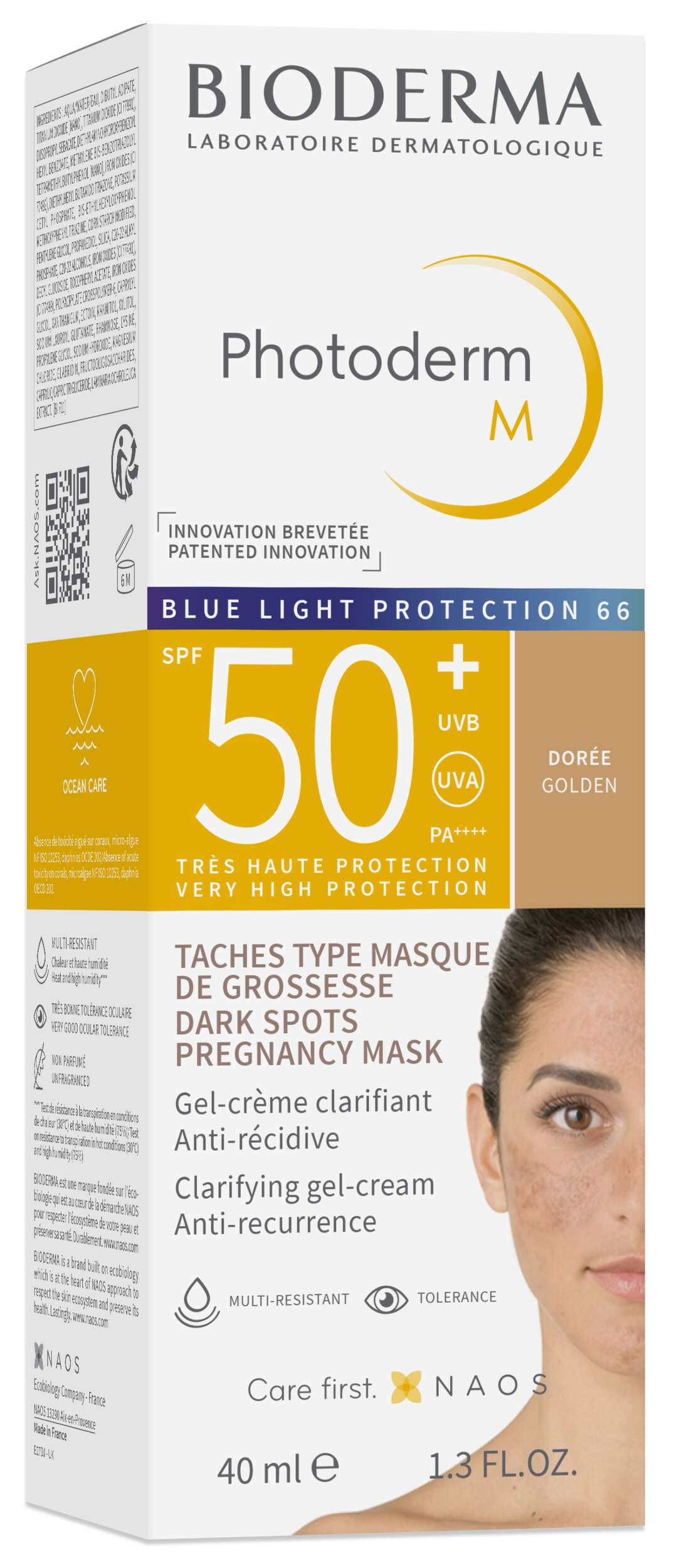 Bioderma Photoderm M<br>40 ml, Tube, SPF50+ dorée