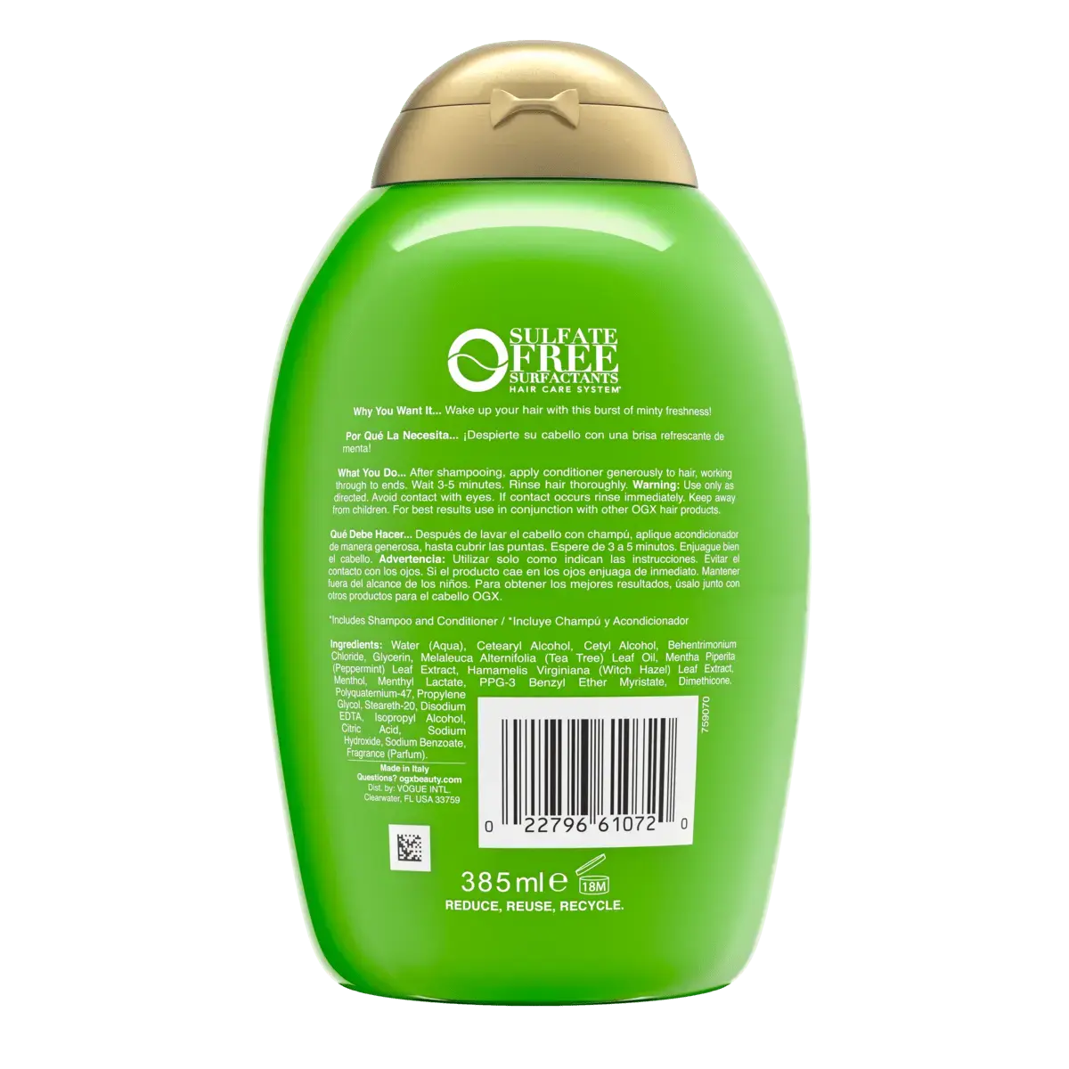 Extra Strength Refreshing Scalp and Tea Tree Mint Conditioner