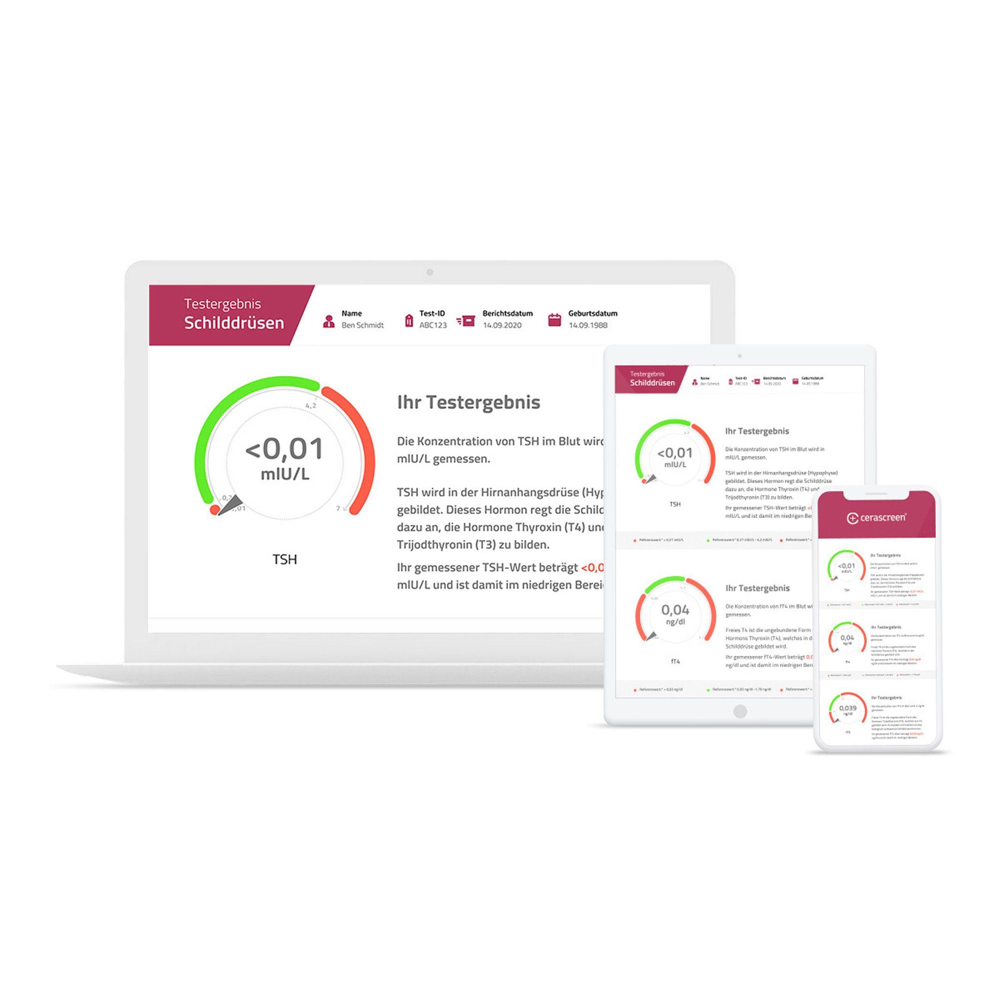 cerascreen® Schilddrüsen Test