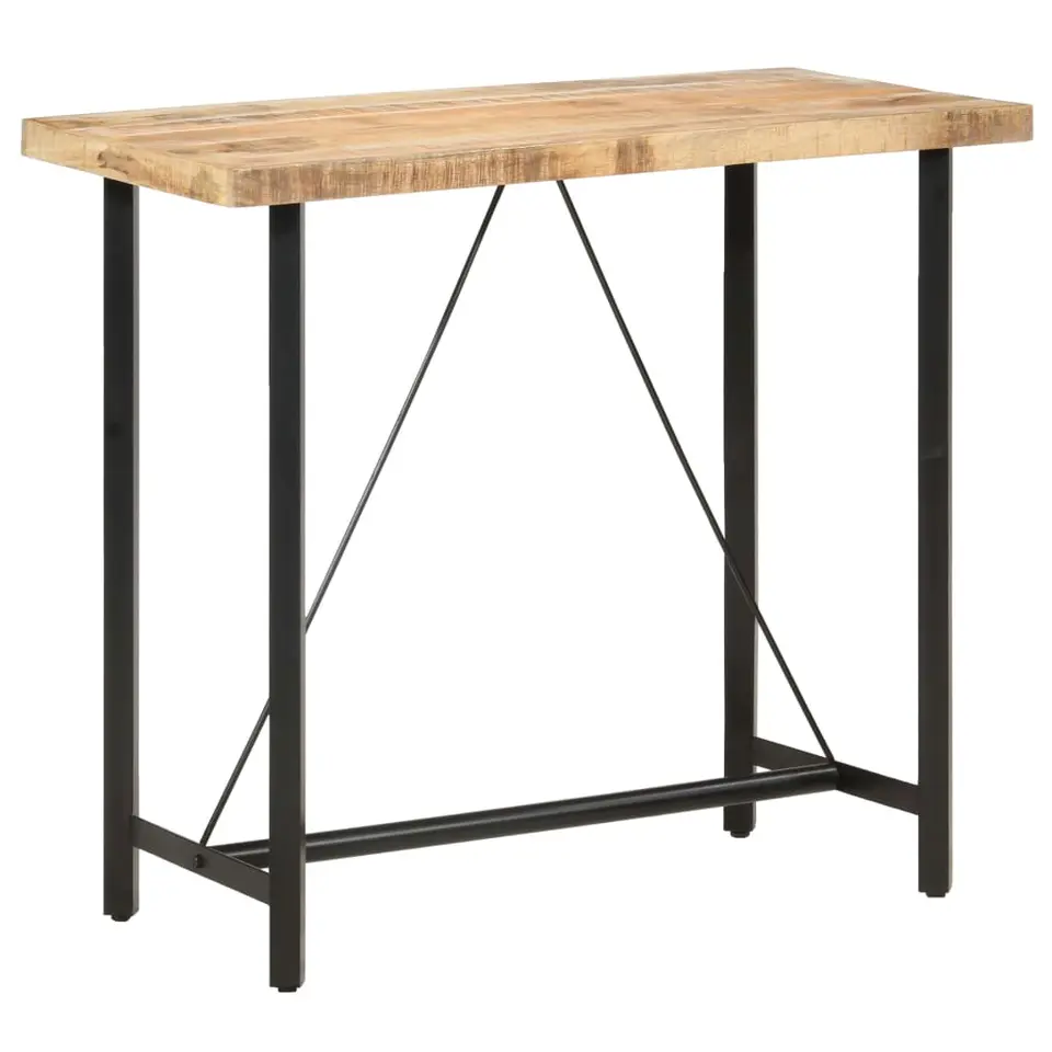 vidaXL - Bartafel - Bruin - Hout - 120 x 58 x 107 cm