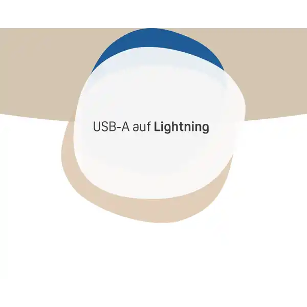 Lade- & Datenkabel USB-A auf Lightning, weiß