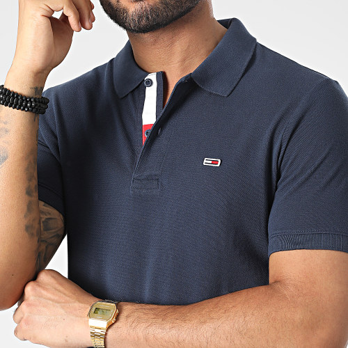 Polo Manches Courtes Slim Placket 5370 Bleu