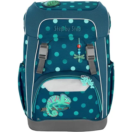 Step by Step Giant Schulranzen-Set, Tropical Chameleon, 5-teilig