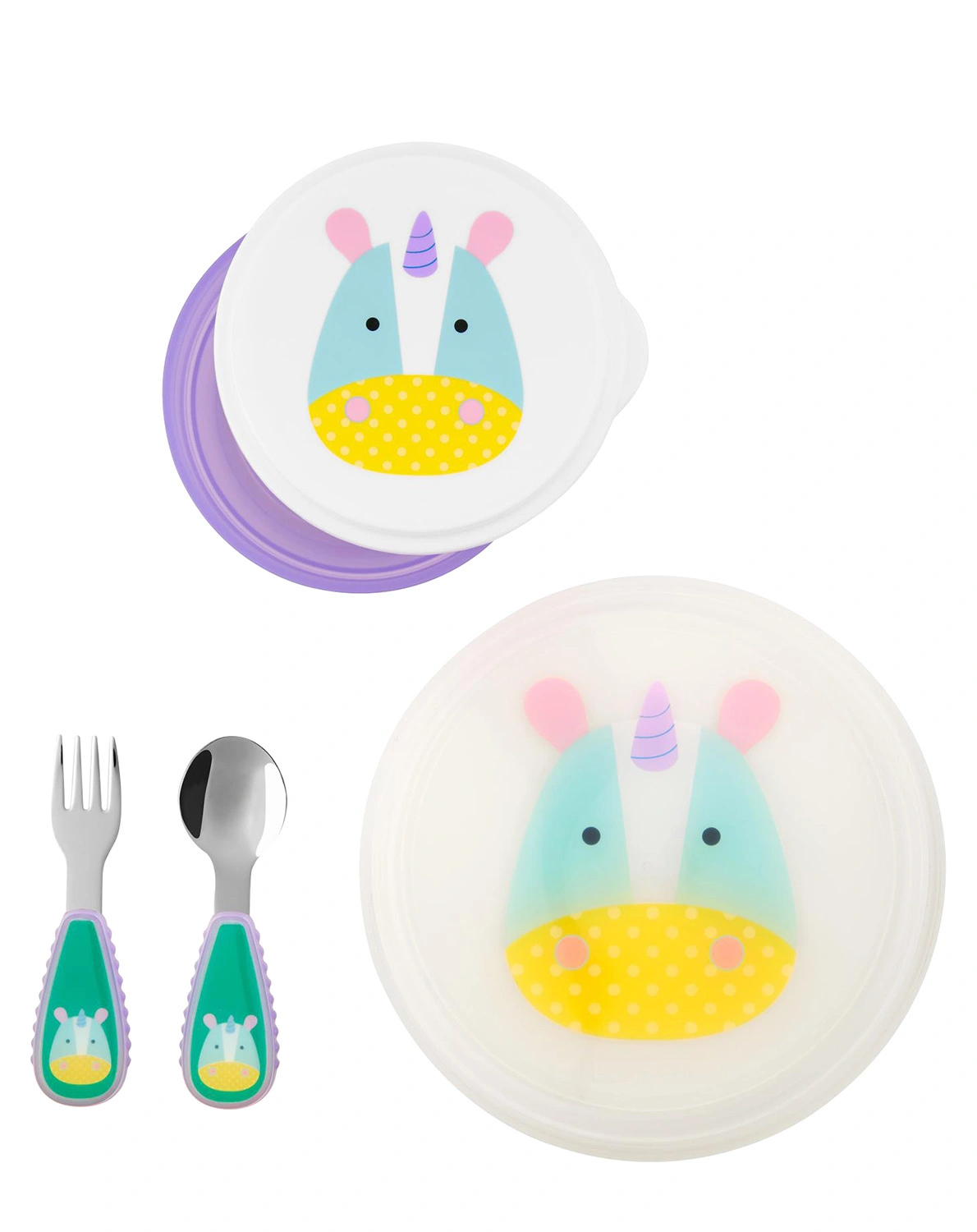 Geschirrset EINHORN 5-teilig
