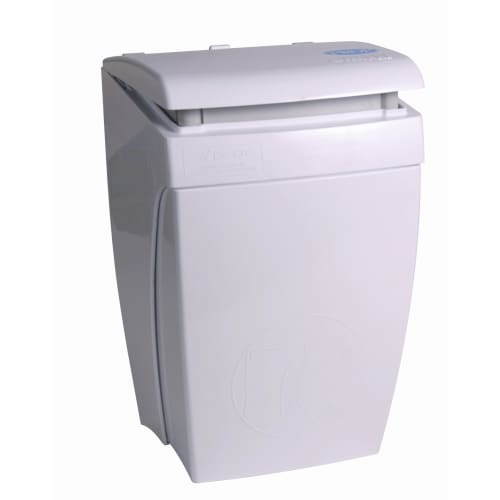 Poubelle plastique murale 8L blanc PROP