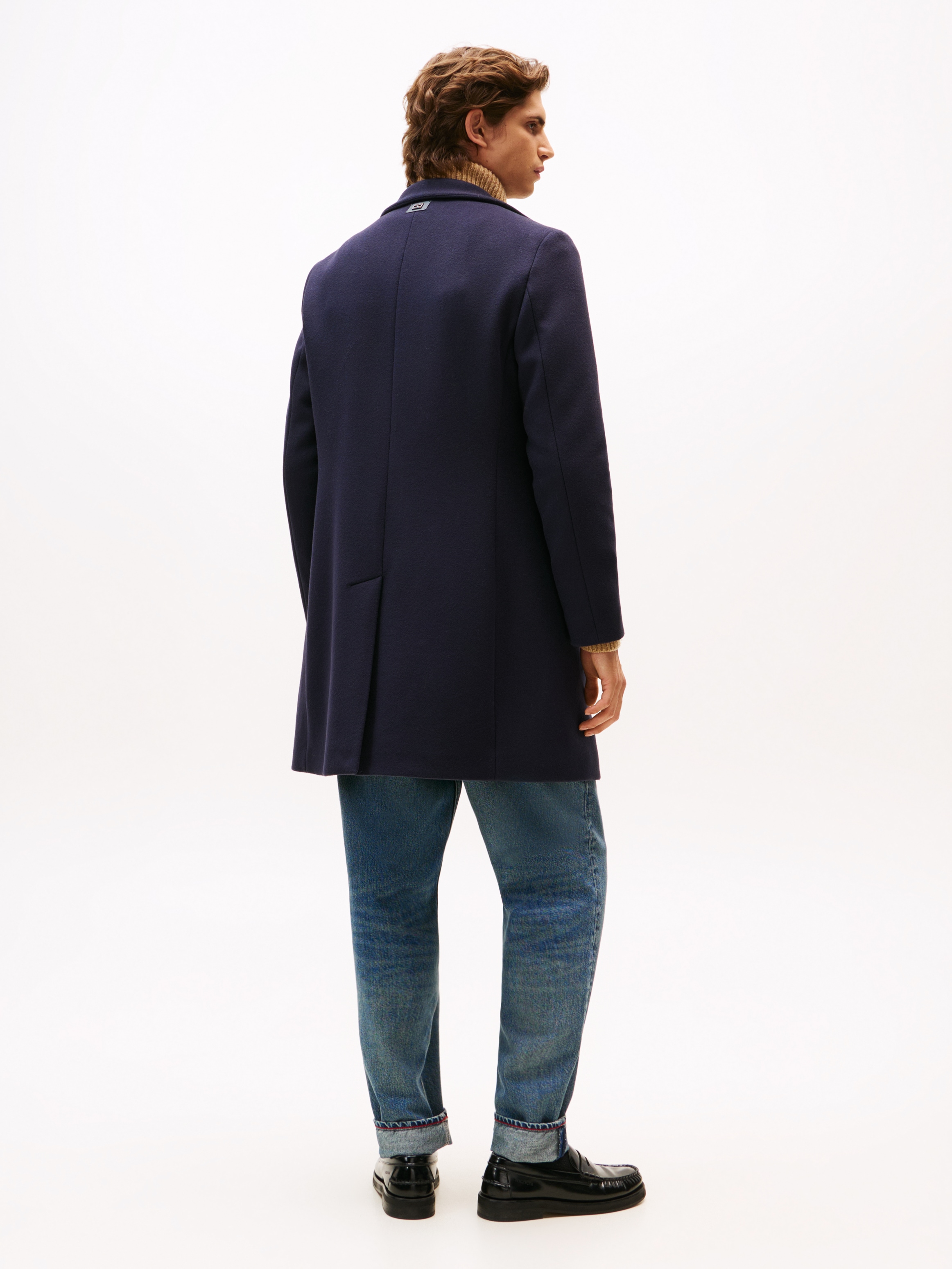 Tommy Hilfiger Wollmantel »DC WOOL STAND COLLAR«, Regular fit