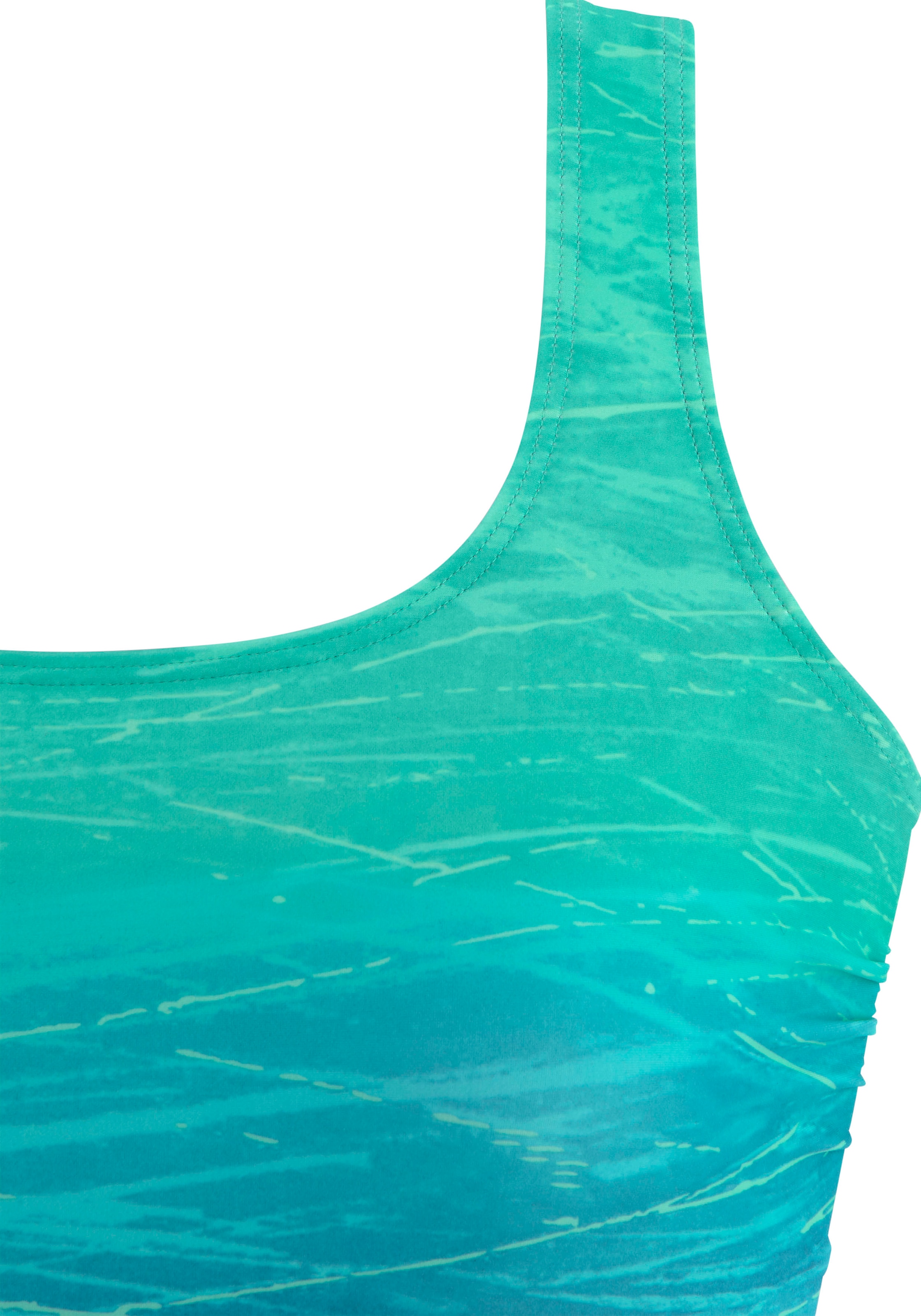 LASCANA Badeanzug , mit Batikprint und Shaping-Effekt