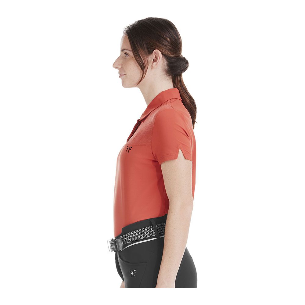 Horse Pilot ARIIA - Polo Femme terracotta