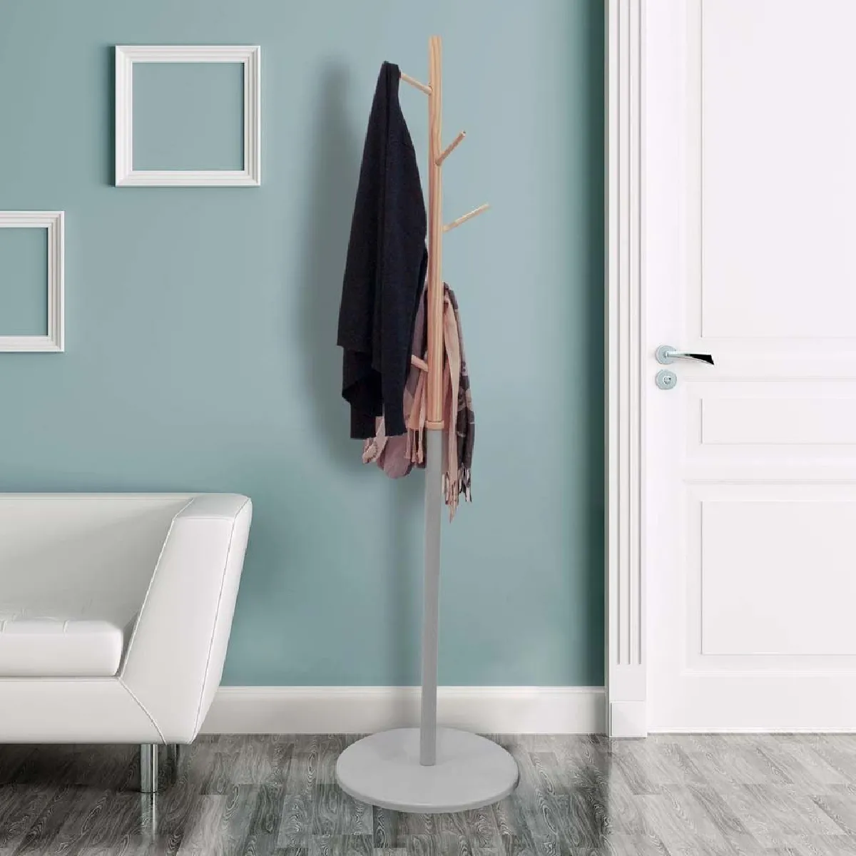 The Home Deco Factory Miko Porte-manteaux - Gris