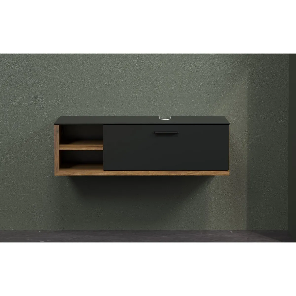 EPIKASA Meuble sous lavabo Synnax anthracite