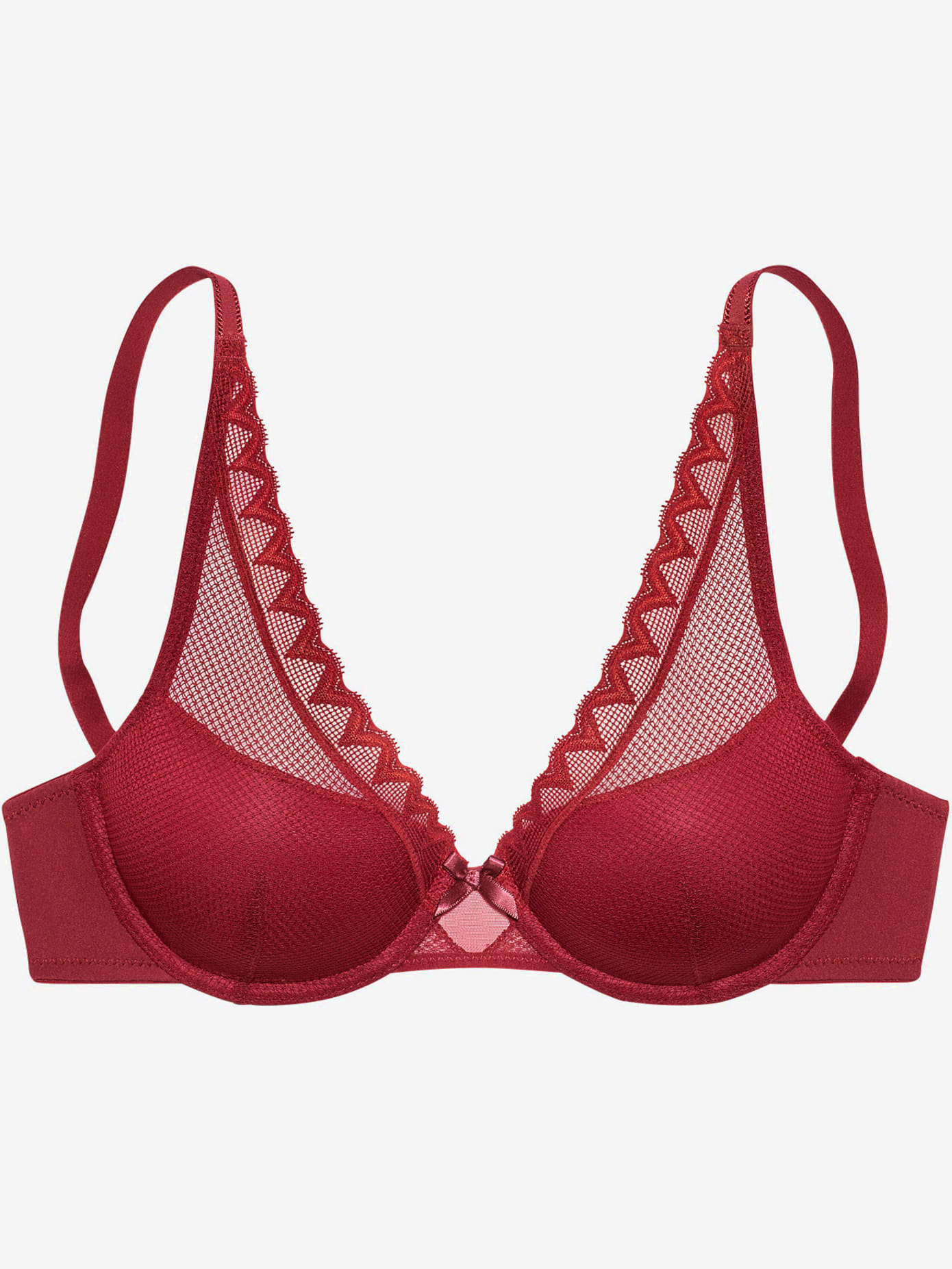 Soutien-gorge coques soutien-gorge high apex tendance avec dentelle graphique jusqu'aux bretelles
