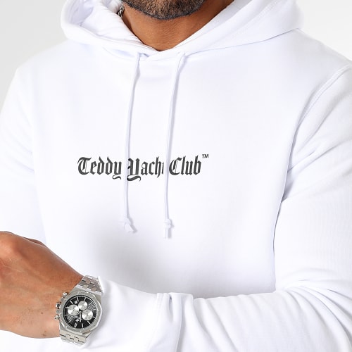 Sweat Capuche Art Series Blue Blanc