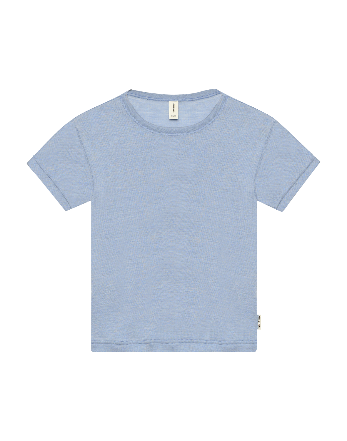 T-shirt in merinowol/zijde voor kinderen