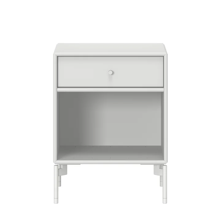 Montana - Dream Nachttisch mit Beinen, new white