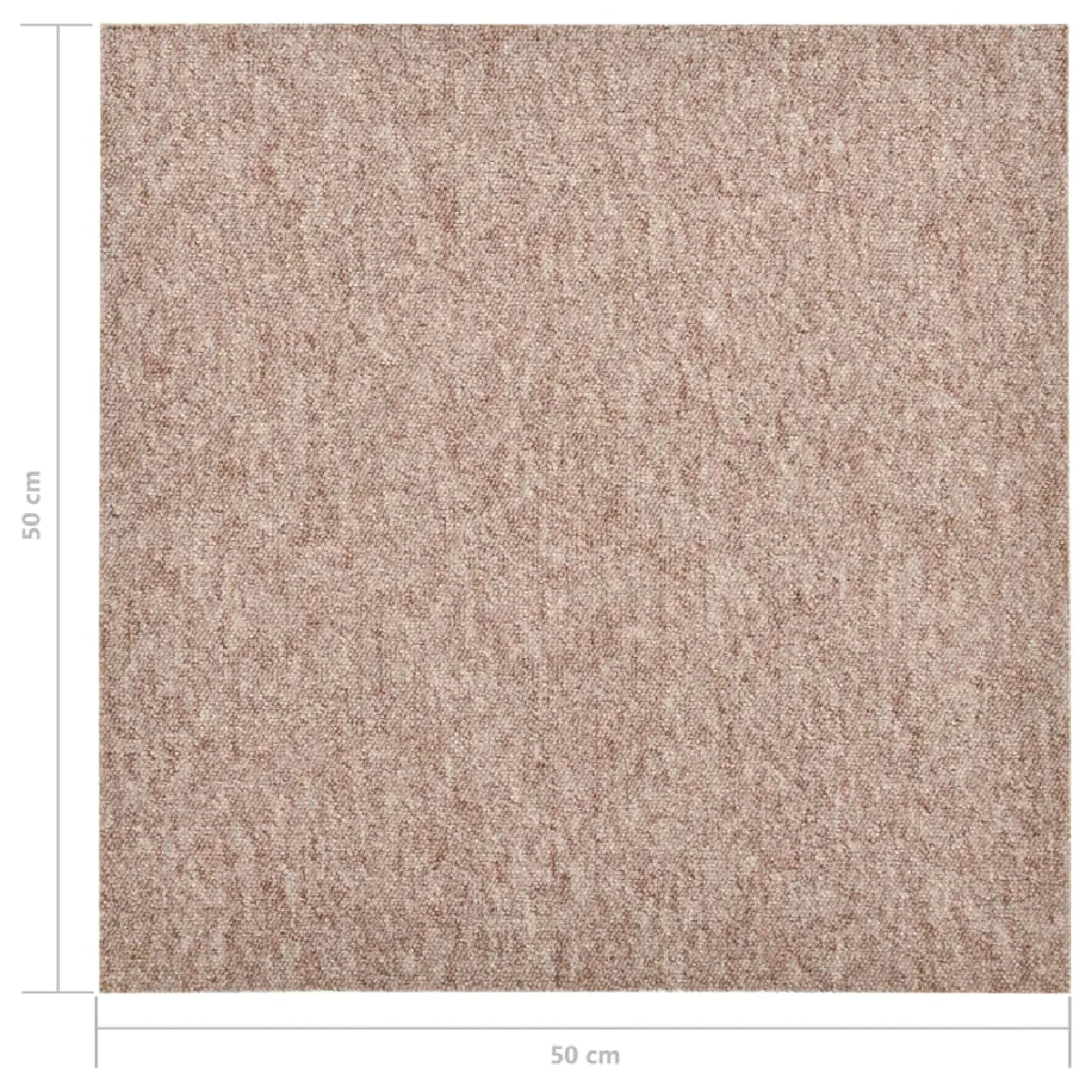 vidaXL Dalles de tapis de sol - Beige