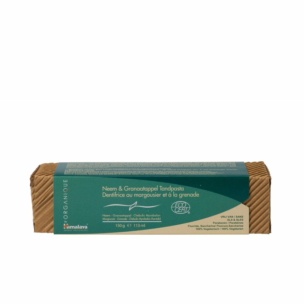 3x Himalaya Herbals Kruidentandpasta Organique Neem & Granaatappel150 gr
