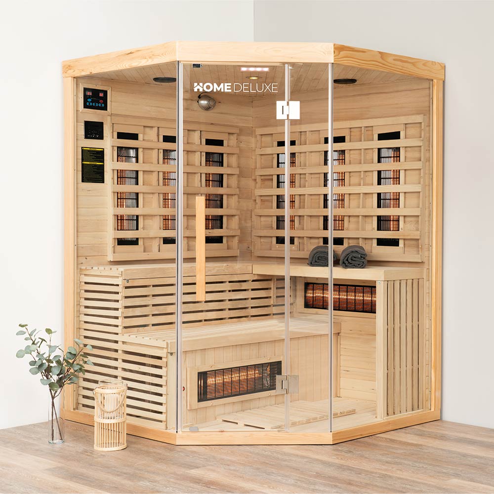 HOME DELUXE Infrarotkabine SAHARA - XXL mit Vollspektrumstrahler