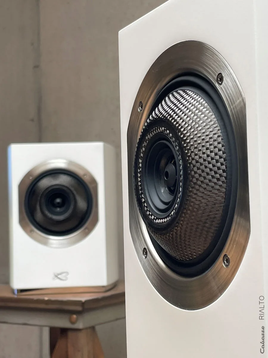 Cabasse Rialto Blanc Satin Enceintes sans fil hi-fi