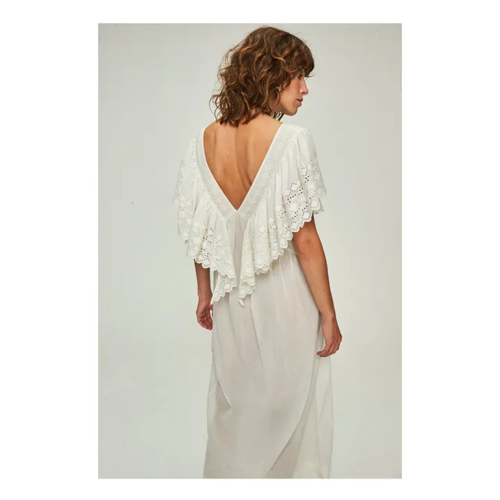Faune Robe de Nuit Camelia | Ecru