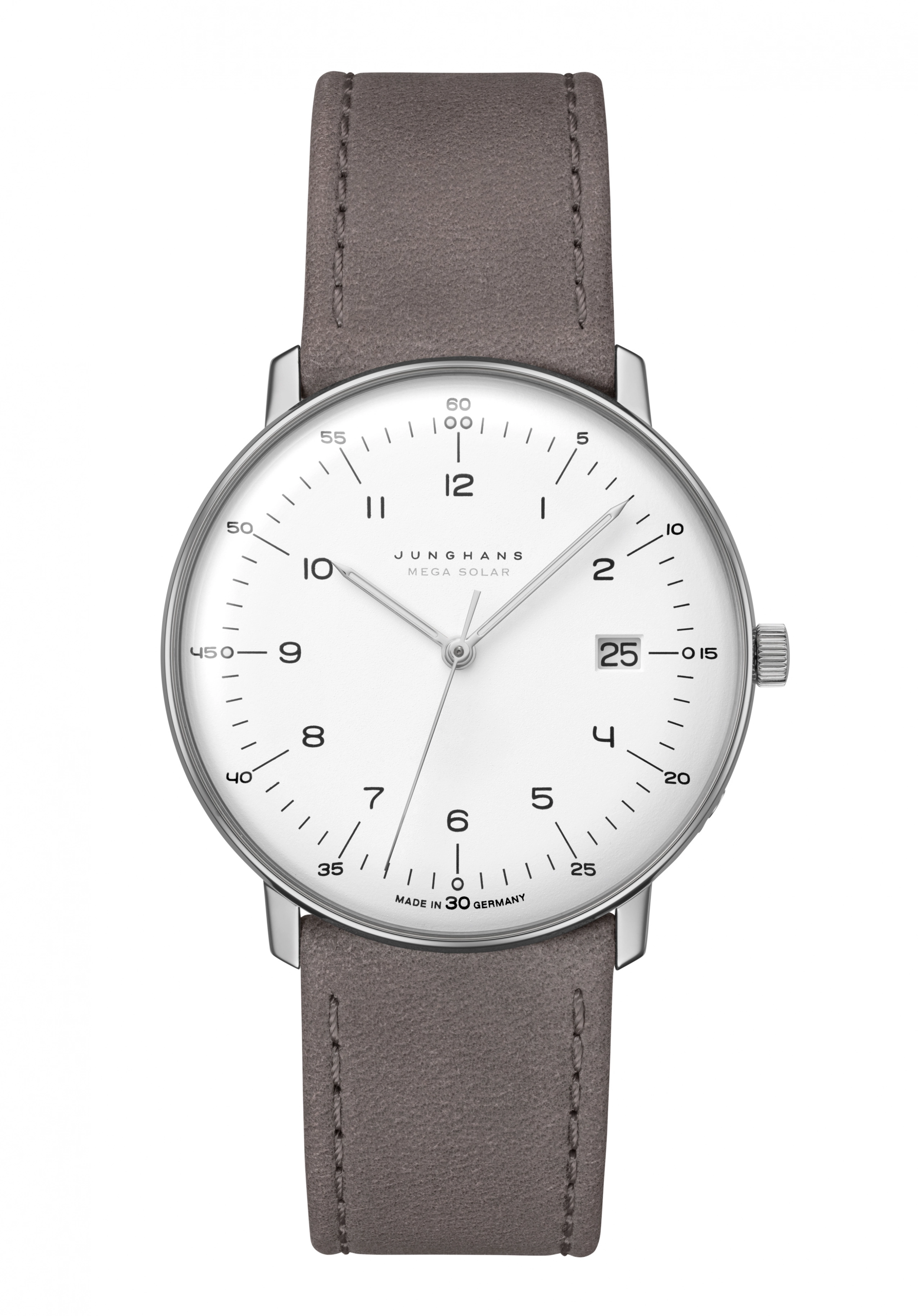Junghans Max Bill Saphir MEGA Solar Weiß 59/2021.02