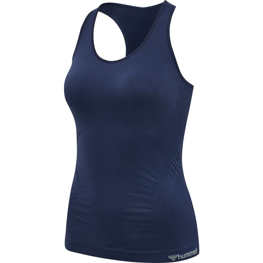Hummel Tif Seamless Top - Bleu Marine Femme