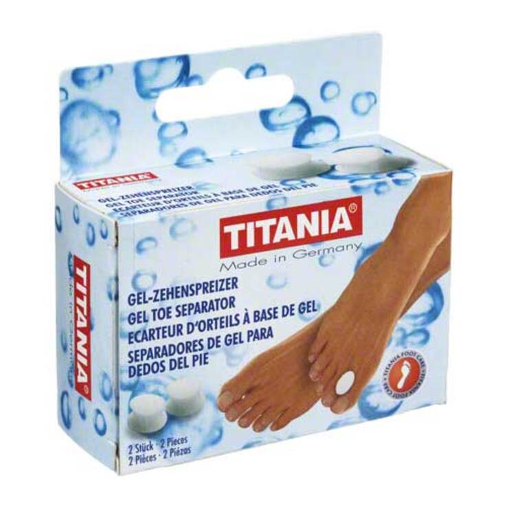 Zehenspreizer aus Gel Titania, 2 St