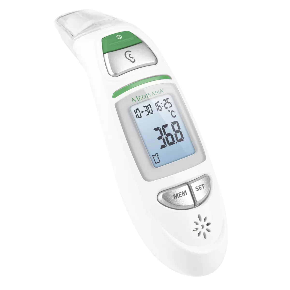 Infrarot Thermometer TM750 Medisana grün,weiss