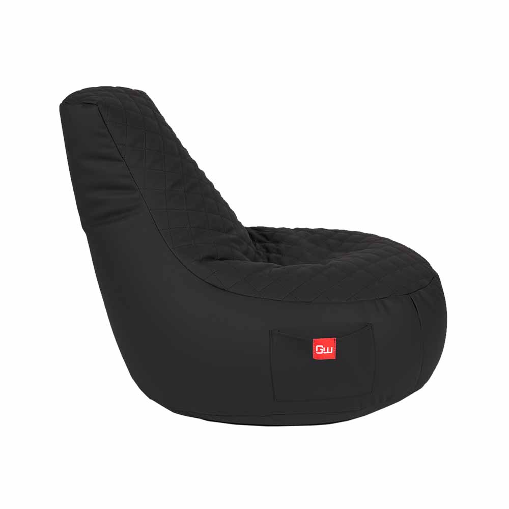 Gaming Sitzsack Alpha Hurricane - Kunstleder (Schwarz)