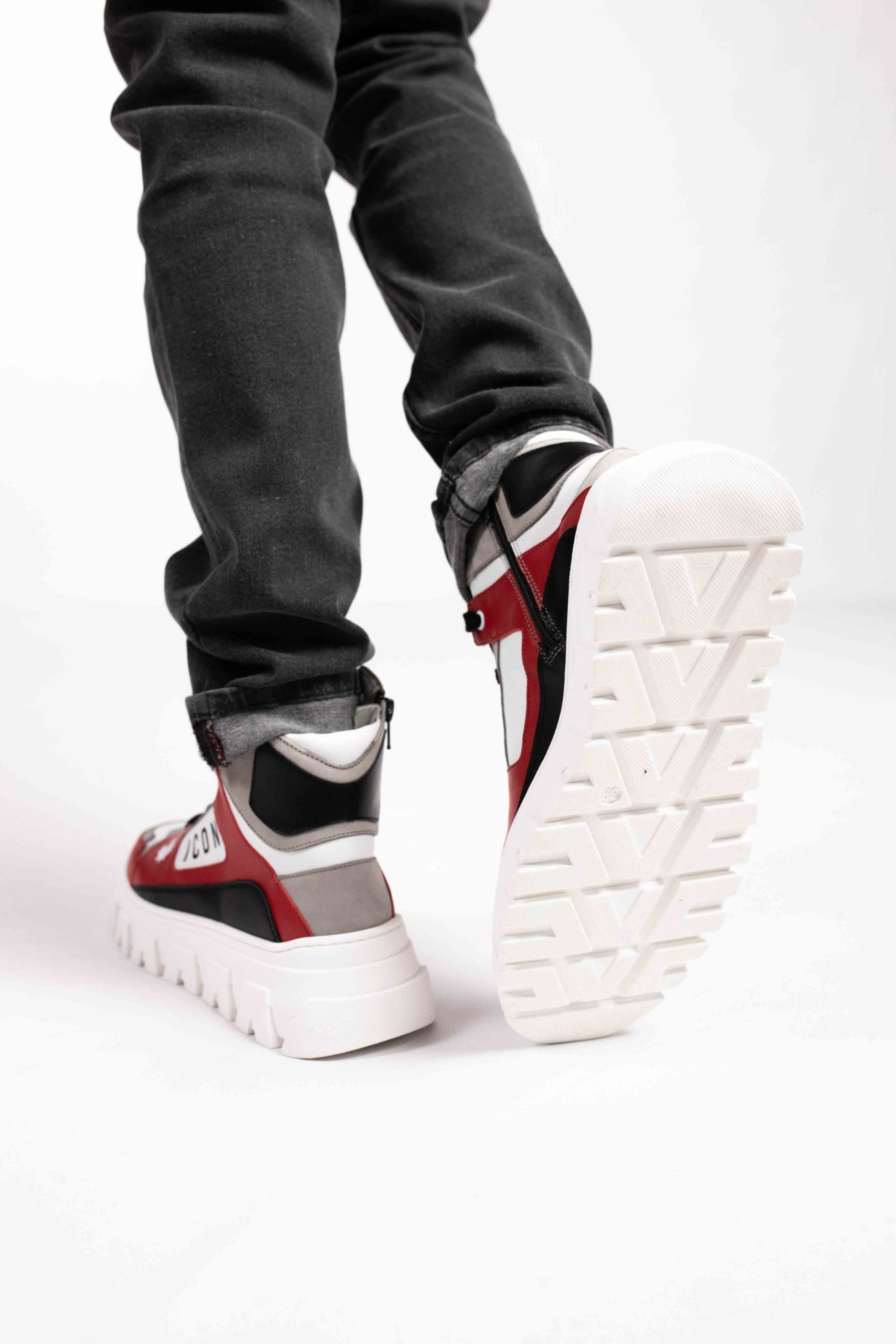 Dsquared2 75775 Sneakers Dames/Kids Rood/Wit