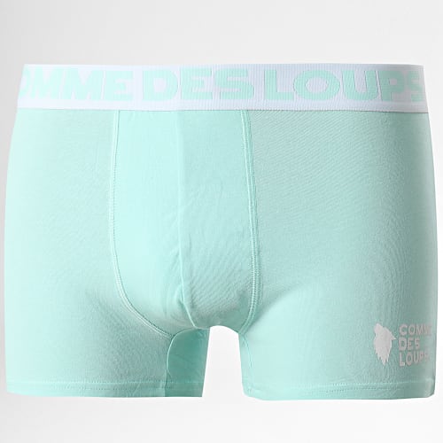 Lot De 3 Boxers Classic Noir Blanc Vert Menthe