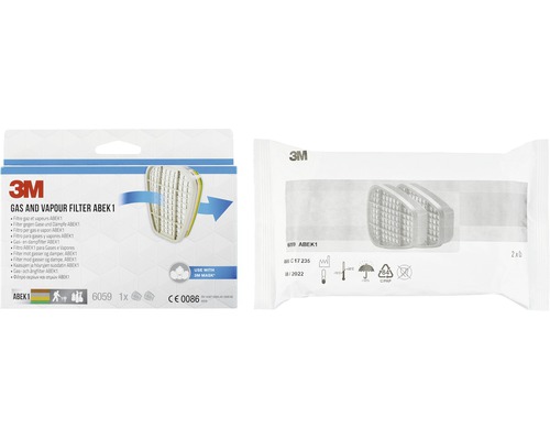 3M™6059PRO1 gas- en dampfilter, beschermingsklasse ABEK1