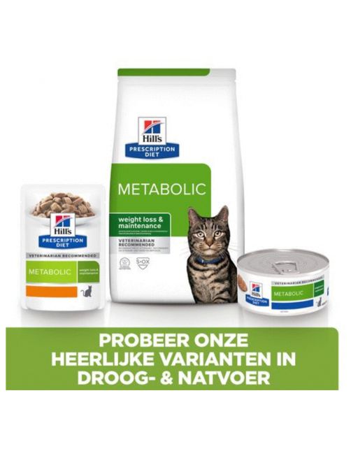 Hill's Prescription Diet Metabolic Weight Management Zak Kip - Kattenvoer
