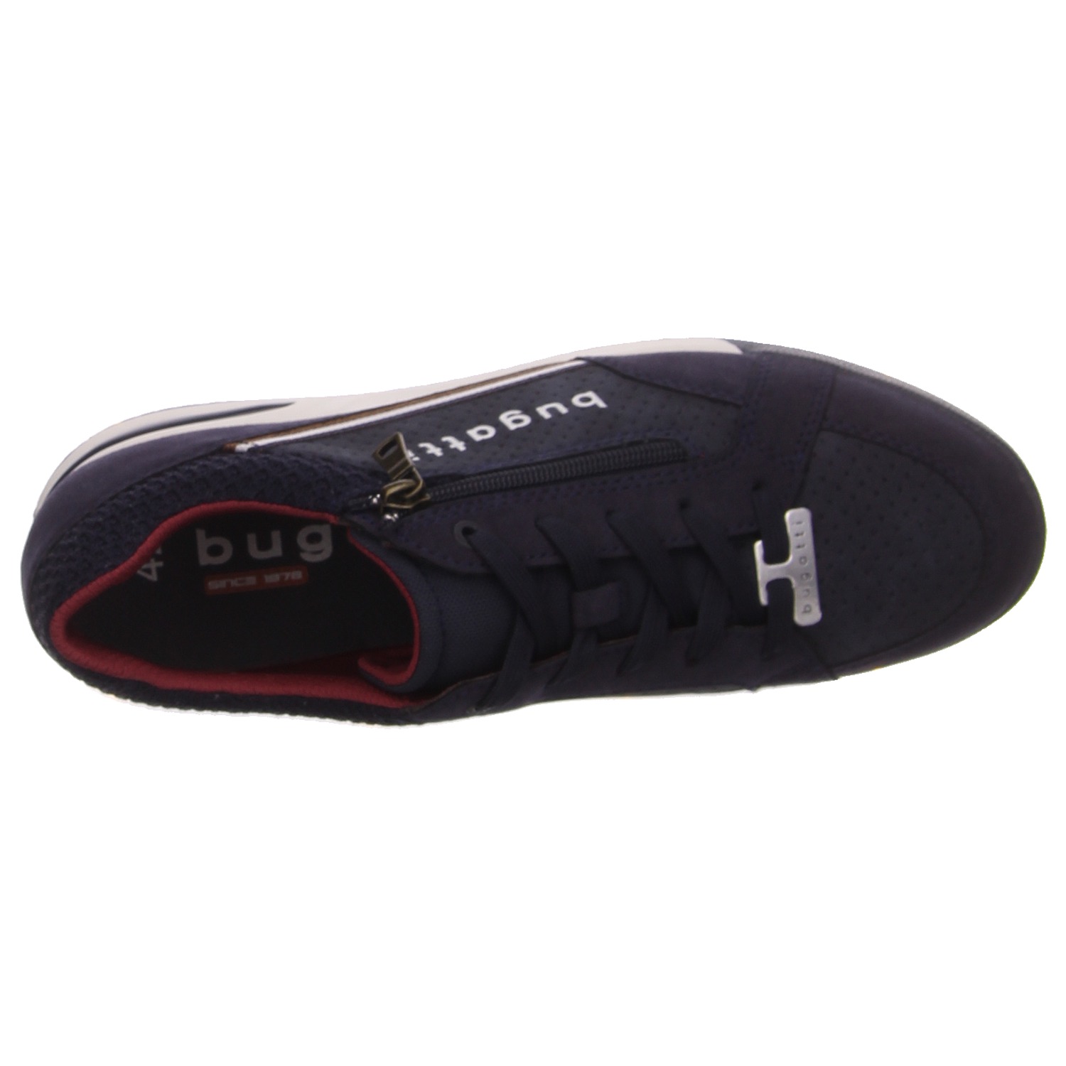 Bugatti Schnürhalbschuh d.blau blau