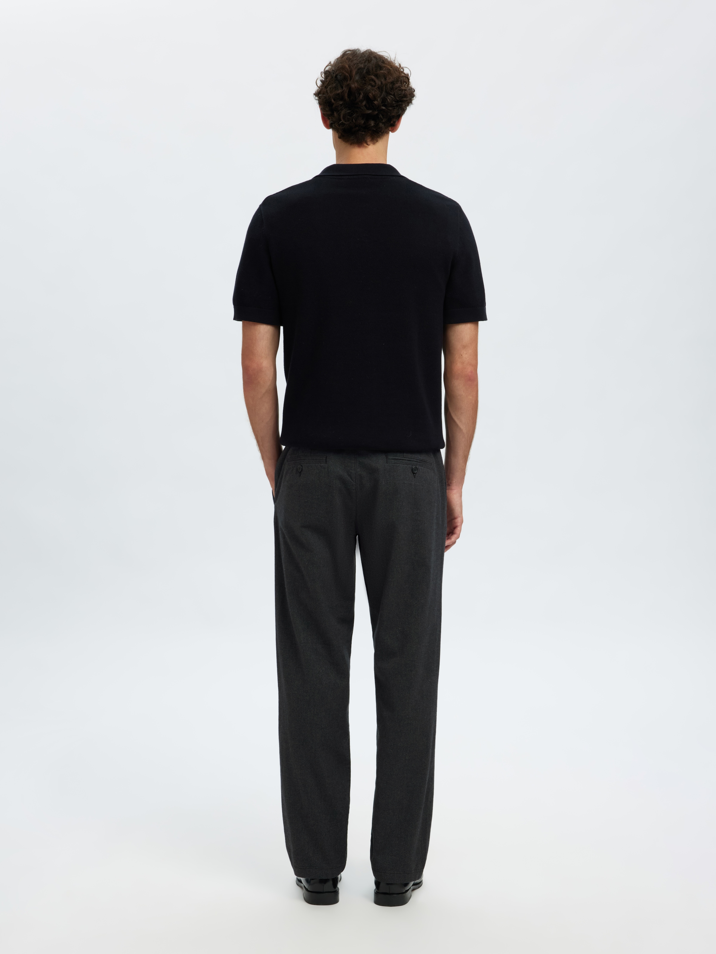 SELECTED HOMME Chinohose »SLH175-SLIM MILES BRUSHED PANTS W NOOS«
