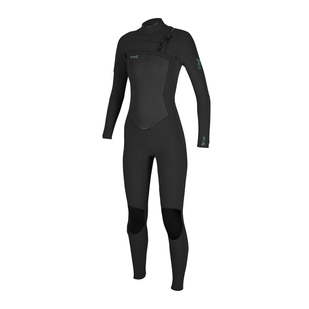 O'Neill WMS EPIC CHEST ZIP FULL - Combinaison intégrale 4/3mm Femme black/black