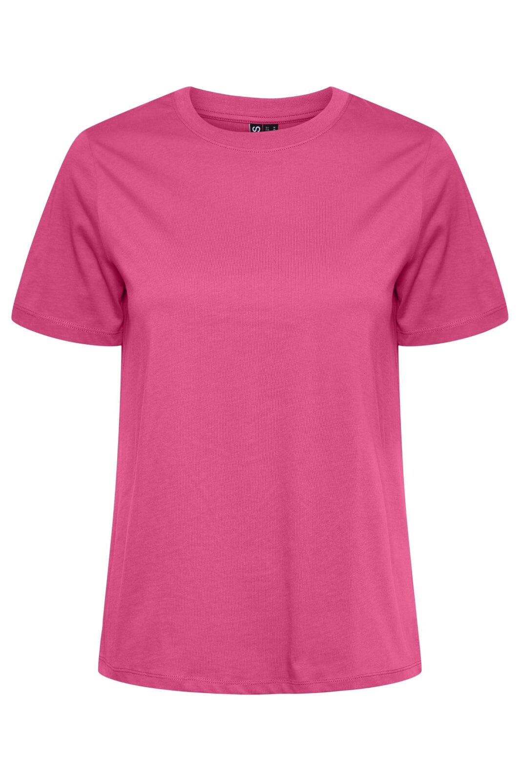 Pieces Pcria Ss Solid Tee 4280171 shocking pink