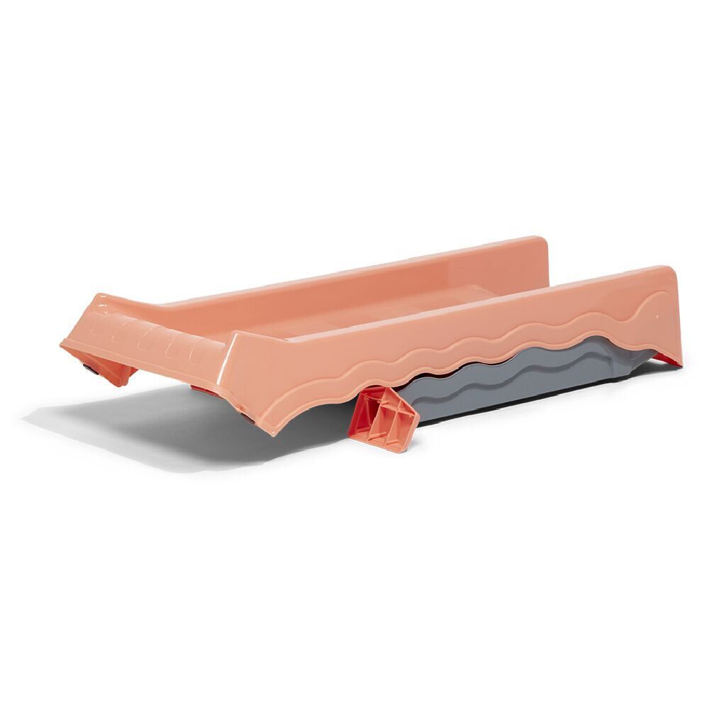 Toboggan enfant 3 marches corail 126x59xH71cm